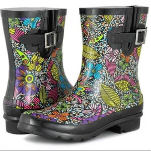 SheSole Rubber Boots Floral New